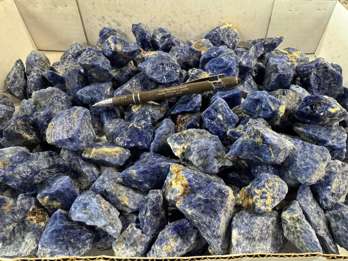 Sodalite - Small Pieces - Brazil - 10 pounds – RoughStone.Rocks LLC