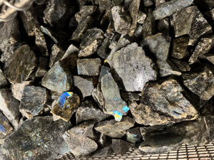 Labradorite Semi-Polish - 10 pound – RoughStone.Rocks LLC