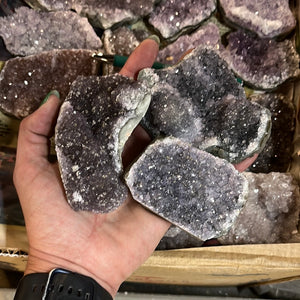 Amethyst Crystals on matrix - 10 pounds*