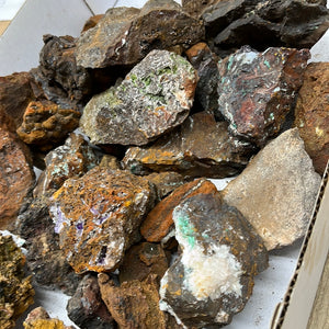 Rough Limonite with minerals - Mina Ojuela 1 pound