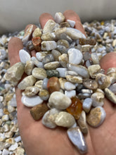 Blue Lace Tumble Chip Mix 1 pound Roughstone.Rocks LLC 