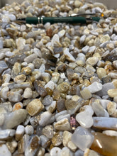 Blue Lace Tumble Chip Mix 1 pound Roughstone.Rocks LLC