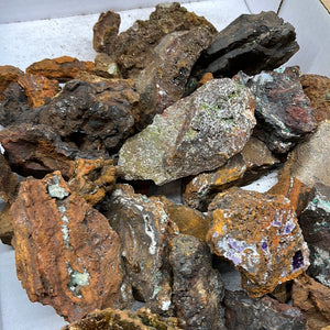 Rough Limonite with minerals - Mina Ojuela 1 pound