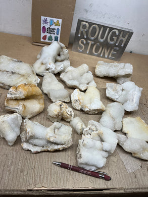 Druzy Quartz from India 100 pounds Roughstone.Rocks LLC