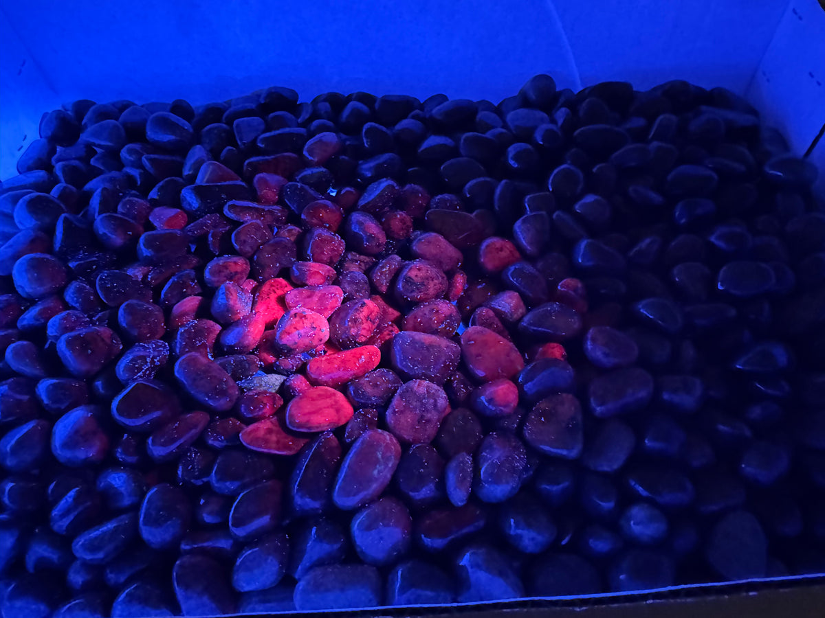 Ruby (Corundum) - Tumbled UV! - 200 grams – RoughStone.Rocks LLC