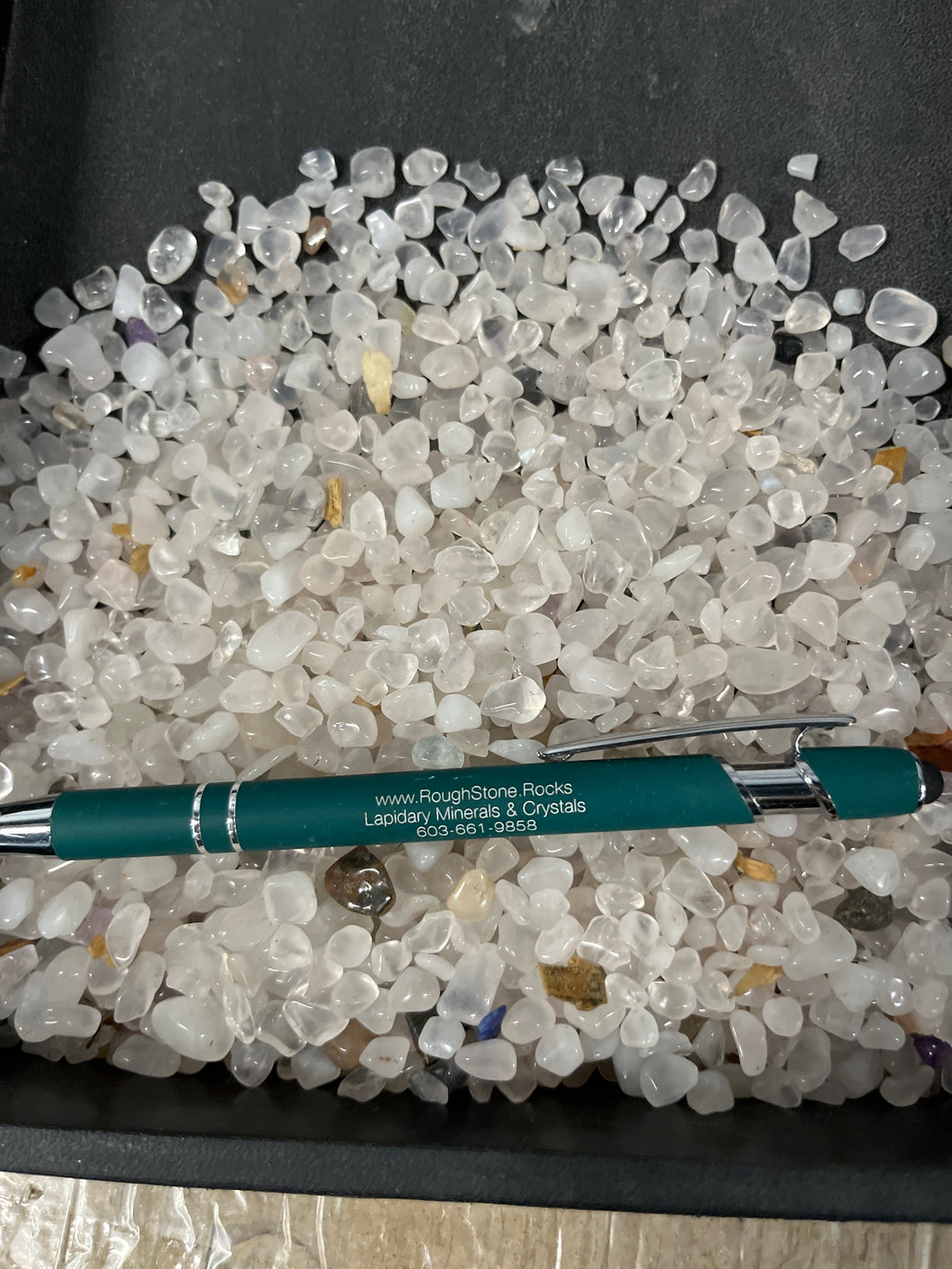 Extra Small Quartz Tumble Mix 10 pounds Roughstone.Rocks LLC