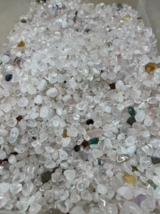 Extra Small Quartz Tumble Mix 10 pounds Roughstone.Rocks LLC