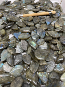 Labradorite Cabochons from Madagascar 1 pound Roughstone.Rocks LLC