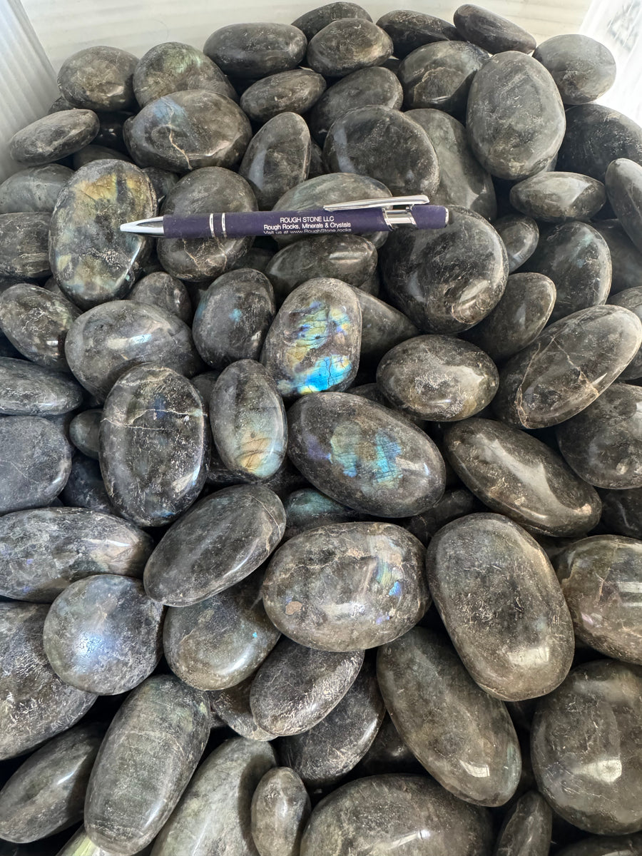 Labradorite Palm Stones - 1 pound* – RoughStone.Rocks LLC