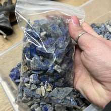 Lapis Lazuli Chips and Pieces 1 pound Roughstone.Rocks LLC