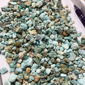 Lone Mountain Turquoise Rough 25 grams Roughstone.Rocks LLC