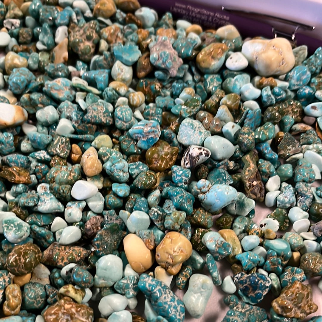 Turquoise Blue Rocks Lone Mountain Turquoise - Tumbled - 100g – RoughStone.Rocks LLC