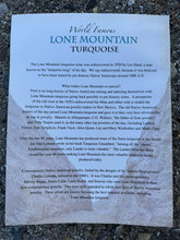 Lone Mountain Turquoise Tumbled 100 grams Roughstone.Rocks LLC