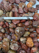 Polished Petrified Wood Puffy Hearts from Madagascar 1 pound Roughstone.Rocks LLC
