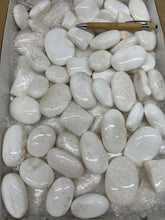 Polished Scolecite Palm Stones from India 1 pound Roughstone.Rocks LLC