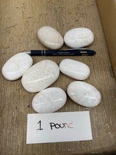 Polished Scolecite Palm Stones from India 1 pound Roughstone.Rocks LLC