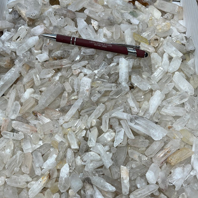 Quartz Crystal Small from Madagascar 1 pound Roughstone.Rocks LLC
