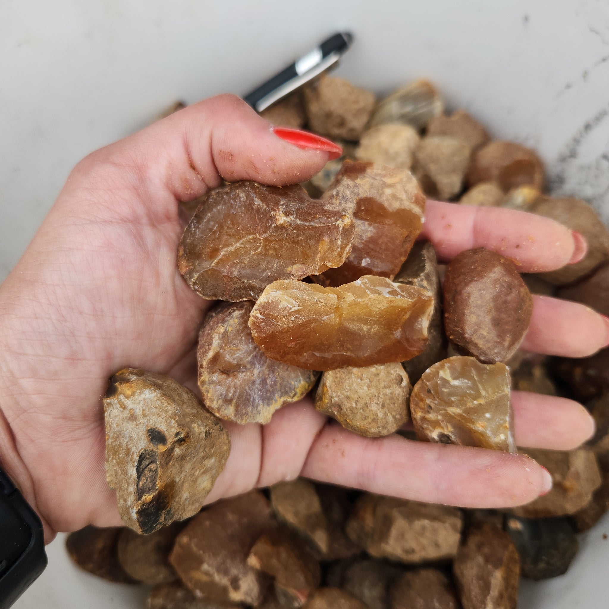 Carnelian Nodules - Brazil - 1 pound – RoughStone.Rocks LLC