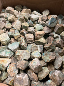 Rough Chrysocolla from Madagascar 1 pound Roughstone.Rocks LLC