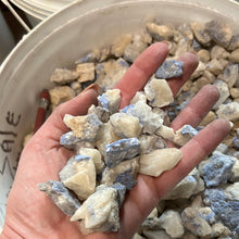 Rough Dumortierite in Quartz from Brazil 1 pound Roughstone.Rocks LLC
