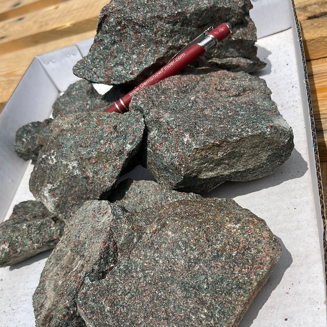 Rough Eclogite from Norway 10 pounds Roughstone.Rocks LLC