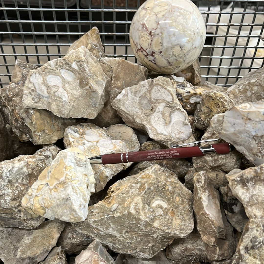 King Cobra Jasper - Spotted Chalcedony - 1 pound – RoughStone.Rocks LLC