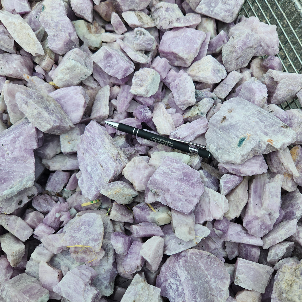 Rough Kunzite from Nigeria 1 pound Roughstone.Rocks LLC