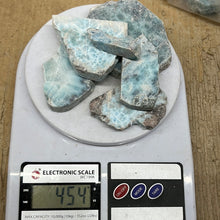 Rough Larimar from Dominican Republic 1 pound Roughstone.Rocks LLC