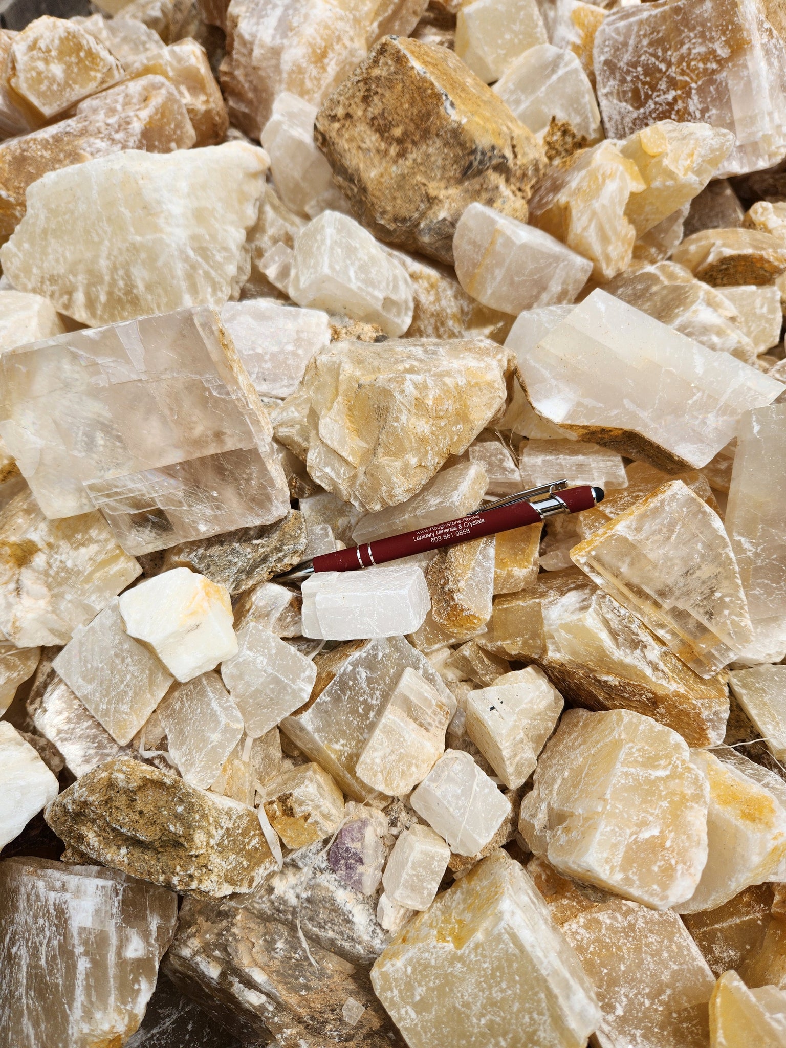 Milky Calcite - Kenya - 10 pounds – RoughStone.Rocks LLC