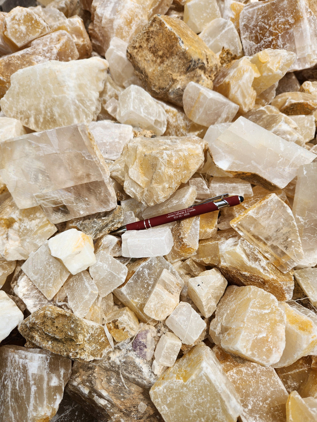Rough Milky Calcite from Kenya 10 pounds Roughstone.Rocks LLC