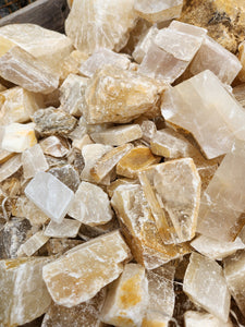 Rough Milky Calcite from Kenya 10 pounds Roughstone.Rocks LLC