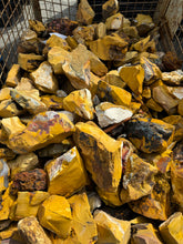 Rough Mookaite Mostly Yellow from Australia 10 pounds Roughstone.Rocks LLC
