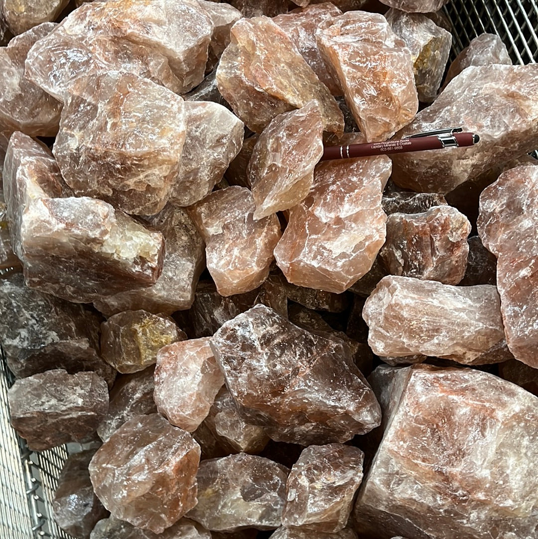 Red (Hematoid) Quartz Brazil- pound – LLC1