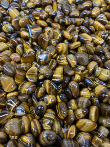 Tiger Eye Small Tumbles from South Africa 1 pound Roughstone.Rocks LLC