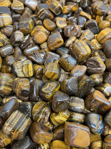 Tiger Eye Tumbles from South Africa 1 pound Roughstone.Rocks LLC