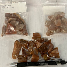 Tumbled Agate Red from Brazil 100 grams Roughstone.Rocks LLC
