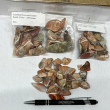 Tumbled Brecciated Jasper from South Africa 100 grams Roughstone.Rocks LLC