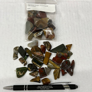 Tumbled Jasper Assortment 100 grams Roughstone.Rocks LLC