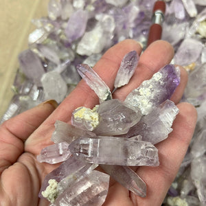 Vera Cruz Amethyst and Quartz Points from Mexico 100 grams Roughstone.Rocks LLC