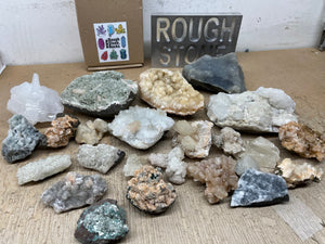 Zeolite Specimens from India 100 pounds Roughstone.Rocks LLC