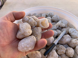 Geodes Small Tumbled (mostly closed) Morocco - 10 pounds