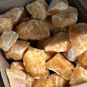 Calcite (Orange/yellow) Washed - 10 pounds