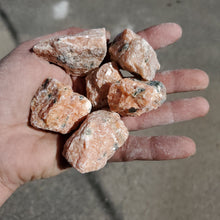 Orange Calcite Rough - Madagascar - 1 pound