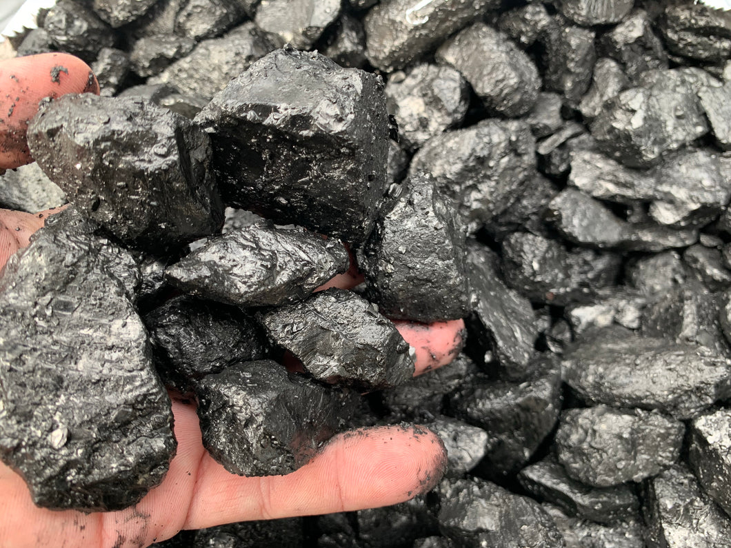 Coal Anthracite from Pennsylvania 1 pound Roughstone.Rocks LLC