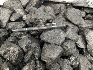 Coal Anthracite from Pennsylvania 1 pound Roughstone.Rocks LLC