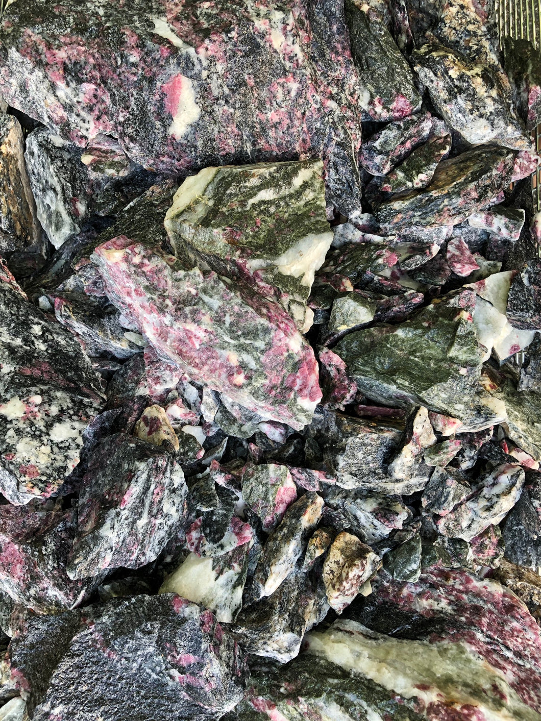 Eudialyte from Norway 10 pounds Roughstone.Rocks LLC