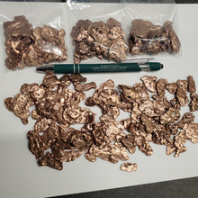 Flat Copper Nuggets 100 grams Roughstone.Rocks LLC