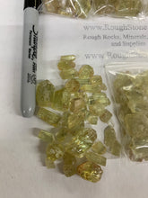 Gemmy Yellow Apatite from Mexico 50 grams Roughstone.Rocks LLC