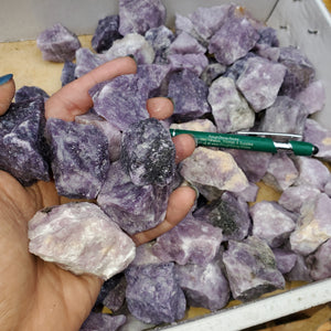 Lepidolite Small Pieces from India 1 pound Roughstone.Rocks LLC