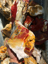 Mookaite Jasper Mostly Red from Australia 1 pound Roughstone.Rocks LLC